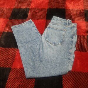 Good American Good Vintage Straight Jeans Medium Wash Size 6/28